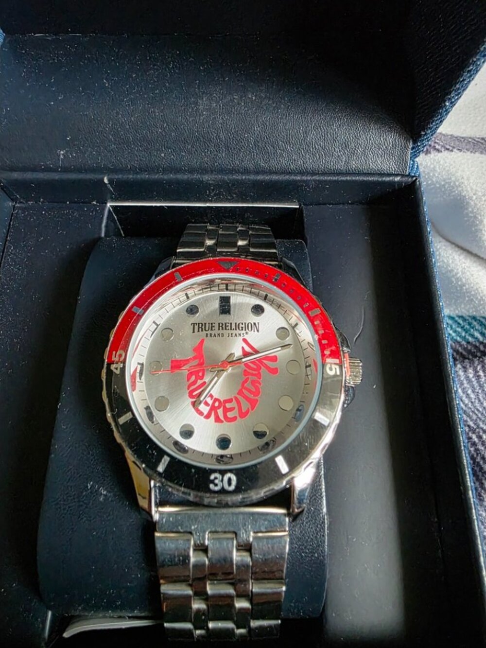 True Religion 43mm Two Tone Watch